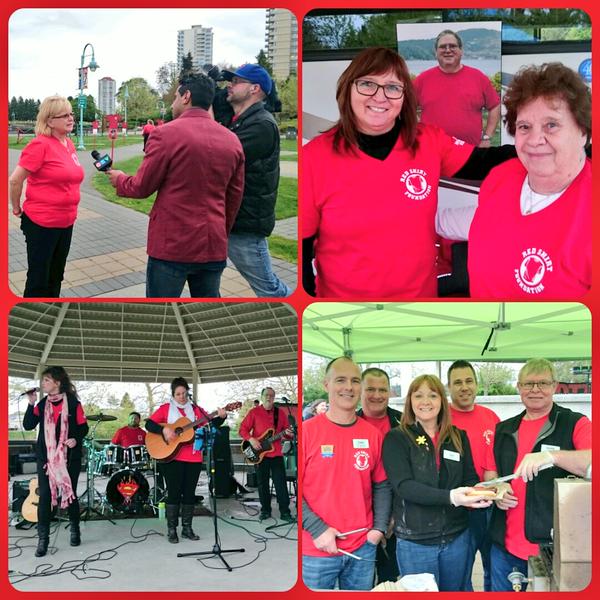 First Red Shirt Foundation walk draws hundreds