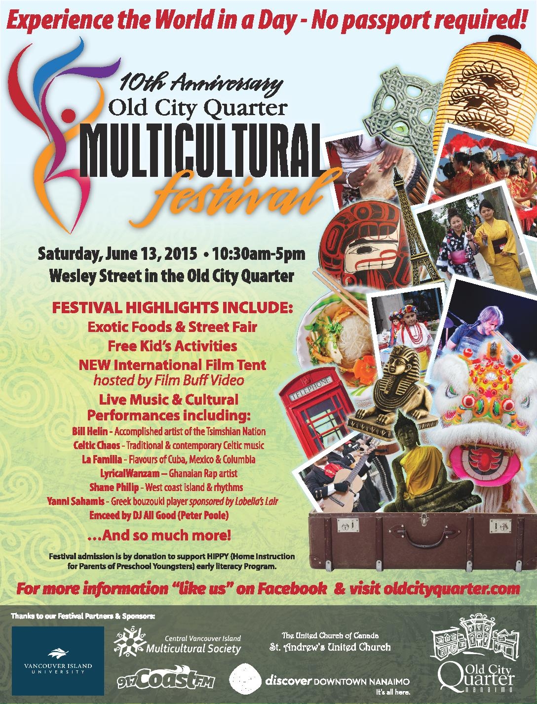 multicultural flyer