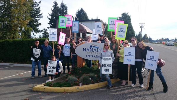 Nanaimo MLA supports workers locked out by Nanaimo Golf Club