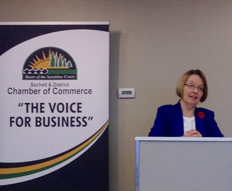 Bond talks HSSP, Ferries and tourism on visit to Sechelt