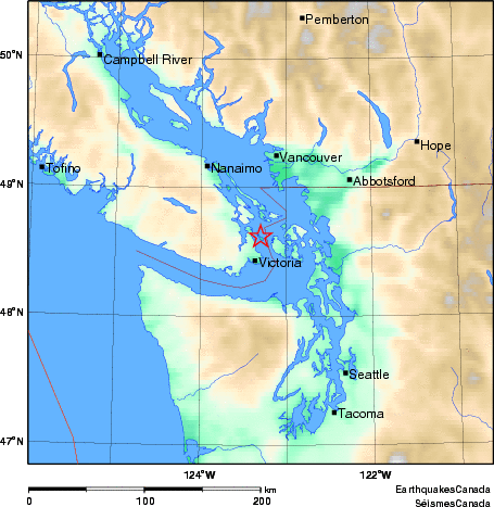 4.3 magnitude earthquake shakes BC’s South Coast