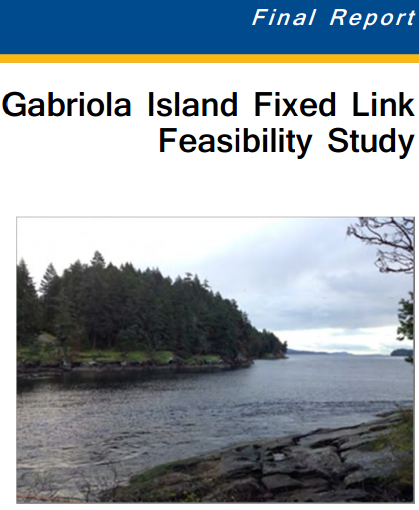 MLA says province owes Gabriola residents an apology for costly fixed link feasibility study