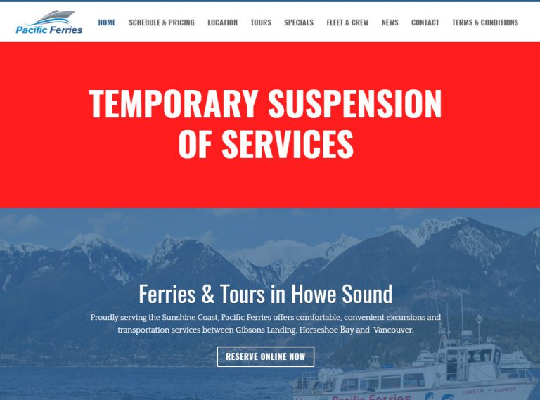 Pacific Ferries aiming to resume service