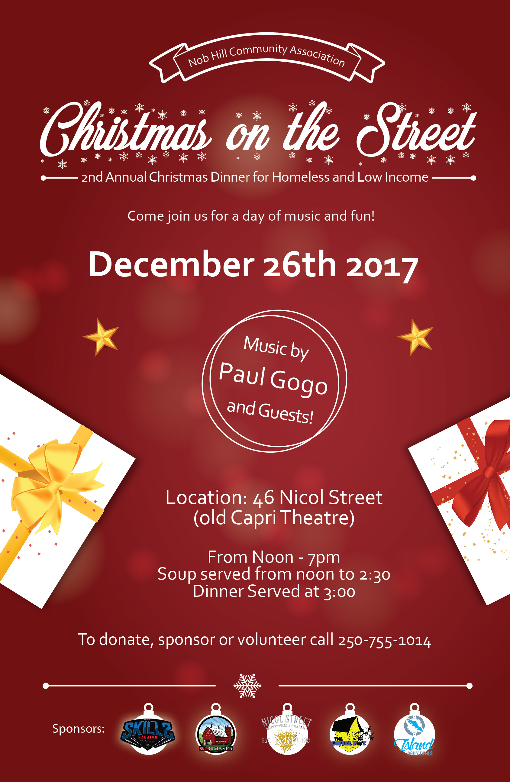 nanaimo 2nd annual christmas on the street my coast now help for christmas for low income families