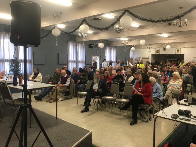 Packed house for meeting with Adrian Dix