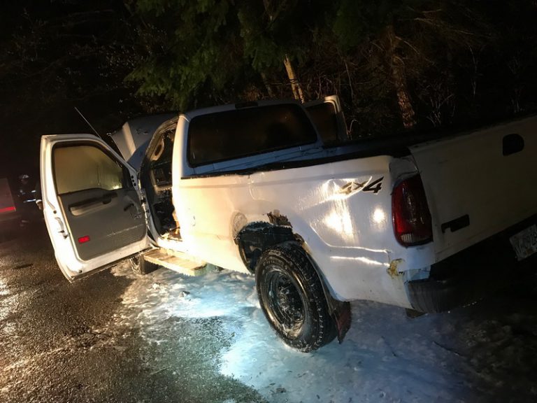 Possible case of arson in Gibsons