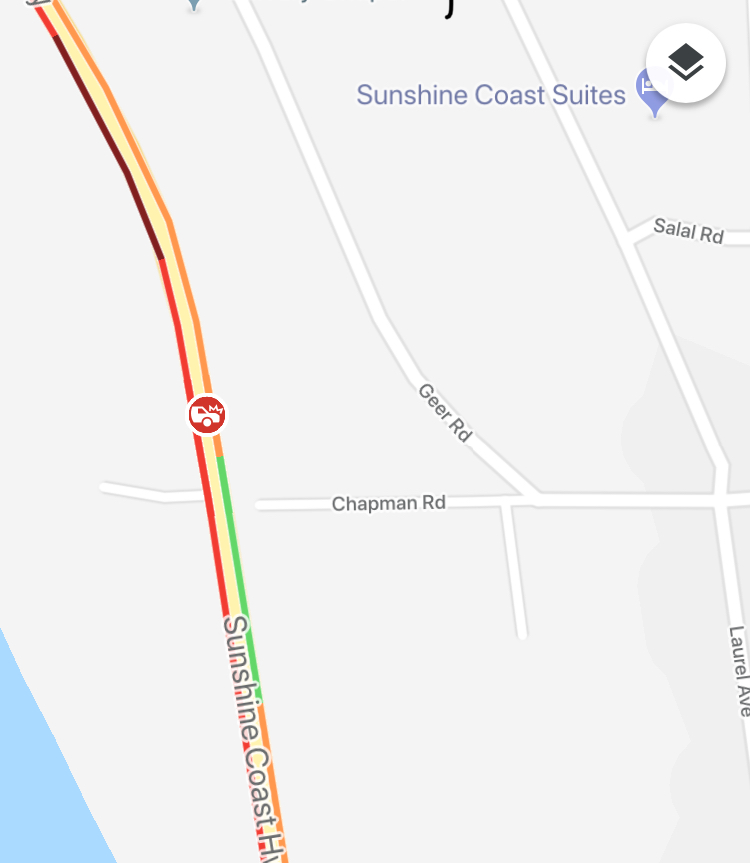 Police suspect distracted driving a factor in Davis Bay accident