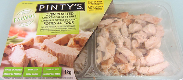 Pinty’s Oven Roasted Chicken Breast Strips Recalled