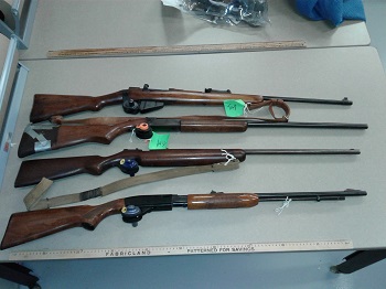 Rightful owner of rifles located