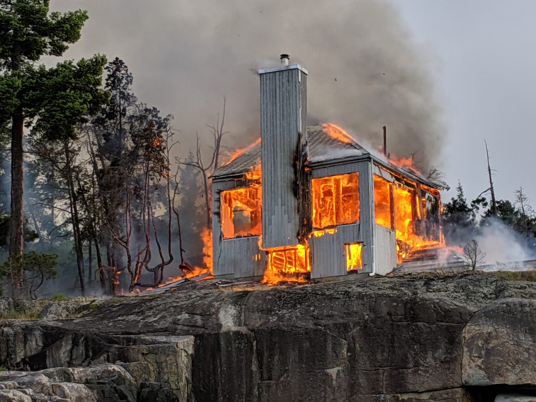 House fire in Halfmoon Bay