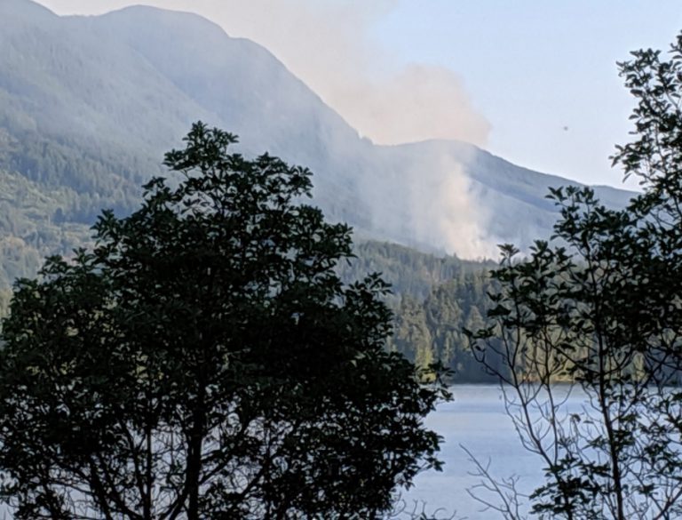 Sakinaw Lake Fire Under Control