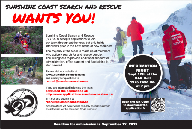 Search and Rescue Members Needed