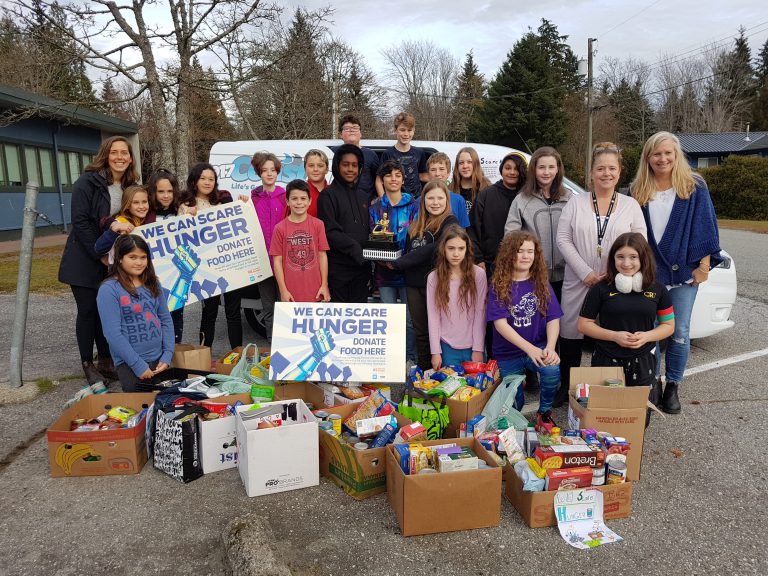 Langdale Students Collect Most Donations in We Scare Hunger Challenge