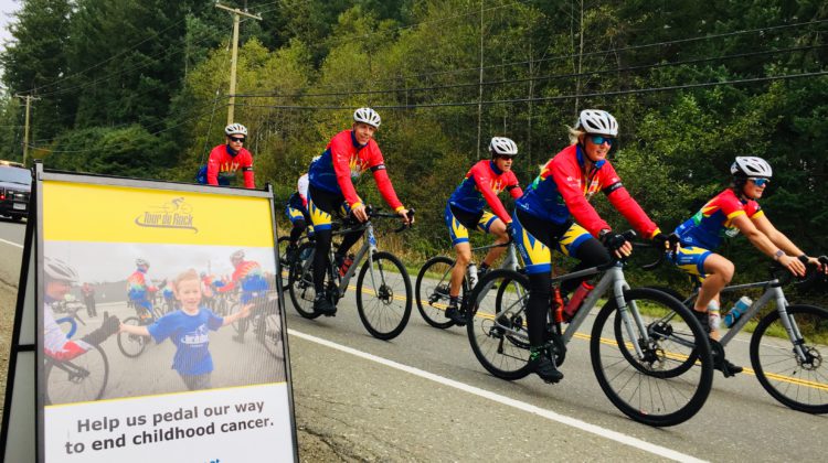 Tour De Rock riders making their way to Nanaimo