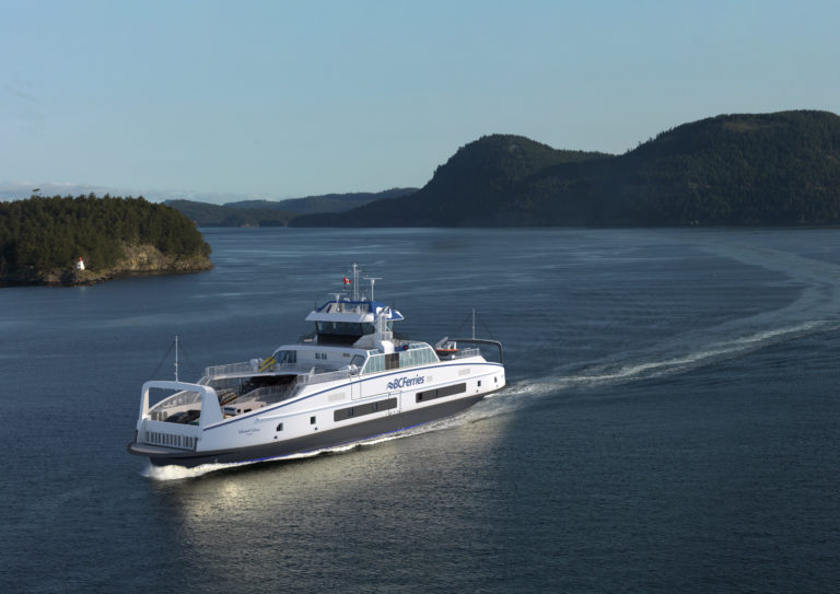New Ferry for Nanaimo-Gabriola Route Almost on the Island