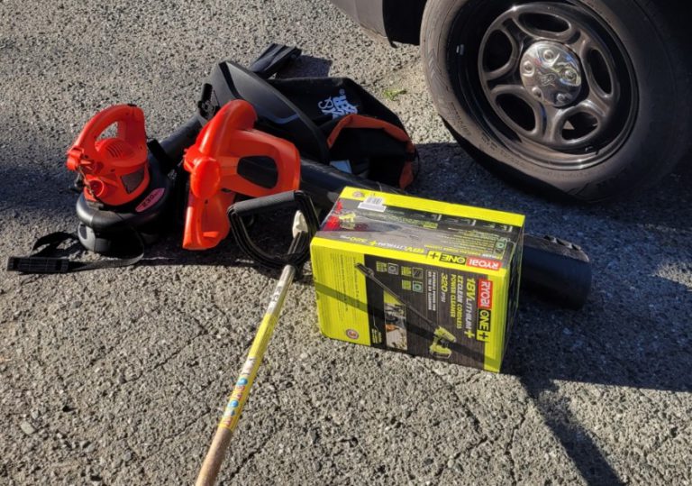 Nanaimo RCMP seize garden tools from woman, believe them to be stolen