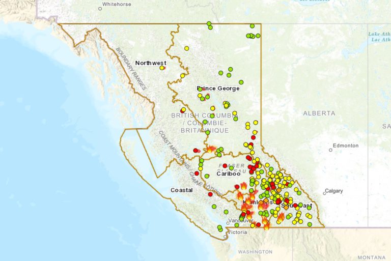 State of Emergency extended in B.C. as wildfires rage on