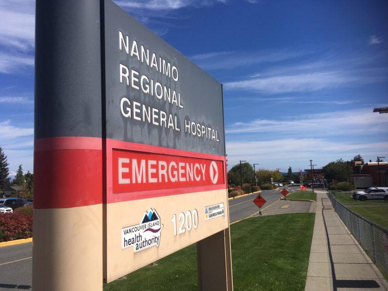Paid street-parking in effect near Nanaimo General Hospital