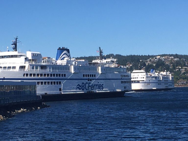 Rare Nanaimo to Victoria ferry will sail around the Malahat Highway closure  Thursday, November 18th