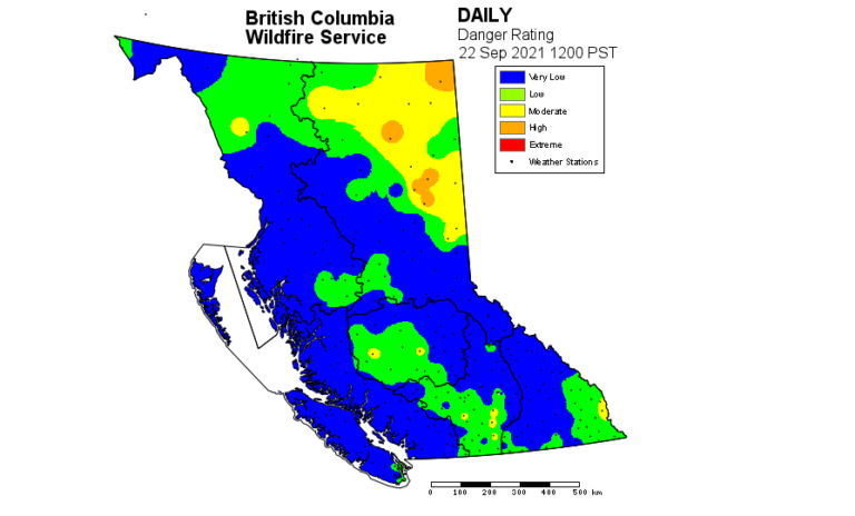 Coastal Fire Centre stresses vigilance as wildfire season winds down