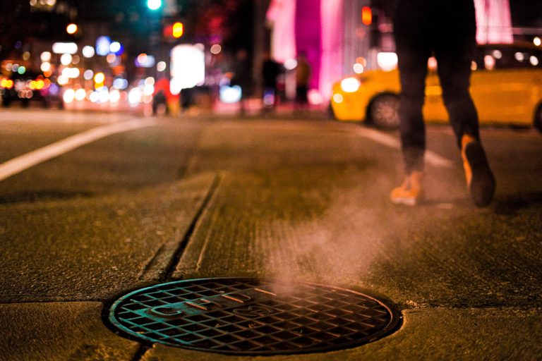 Untreated water leaks from manholes in Nanaimo Regional District