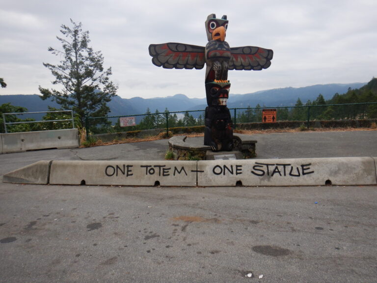 Investigation Continues into Torching of Malahat Totem