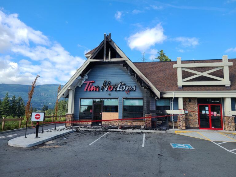Nanaimo Tim Hortons to close for at least 6 months after fire UPDATE: Arsonist arrested