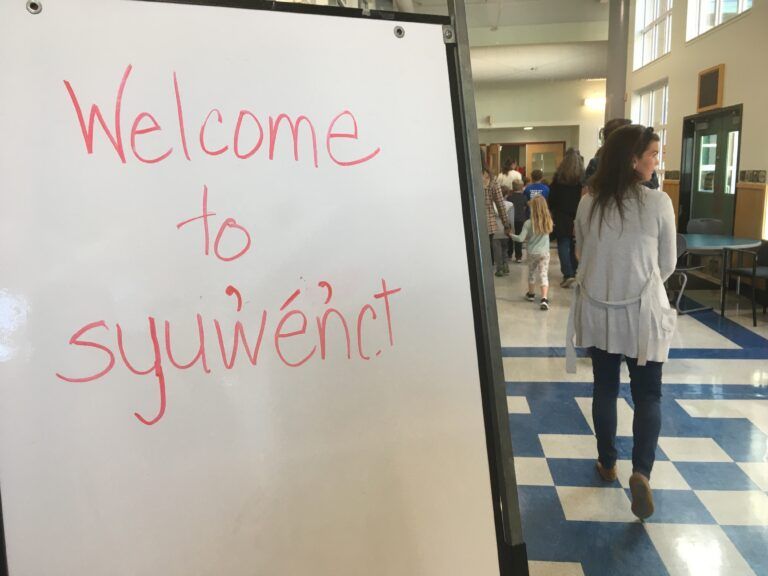 Coal Tyee Elementary School embraces new name; syuw̓én̓ct Elementary