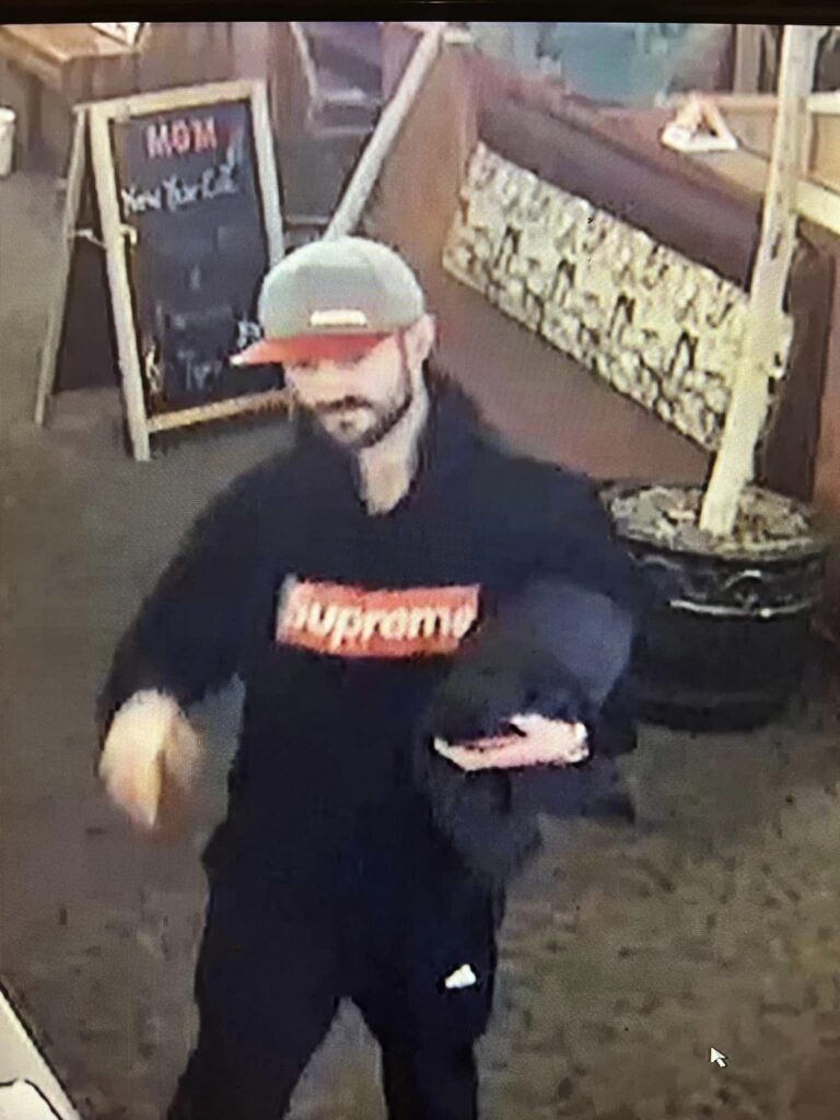 Local Nanaimo restaurant seeks to identify alleged ATM machine thief