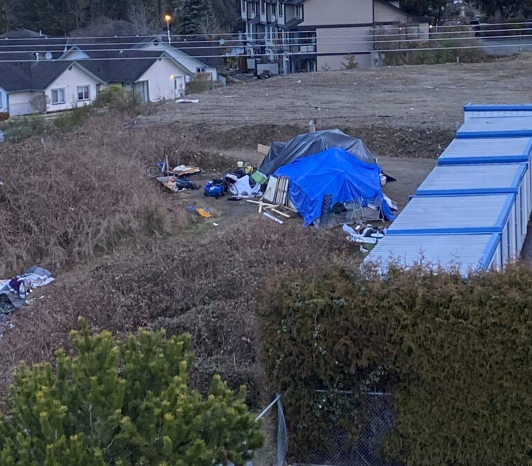 Sechelt condo resident “completely disgusted” by “lack of progress” with encampment