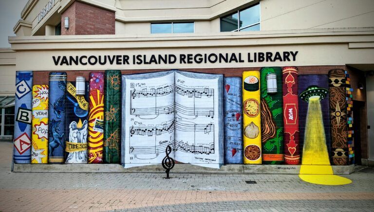 VIRL unveils new mural at Nanaimo Harborfront Library 