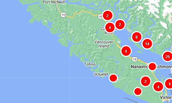 UPDATE: 10,837 BC Hydro customers still without power because of wind storm