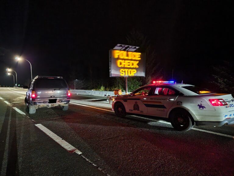 Nanaimo RCMP stop over 300 vehicles during Christmas campaign