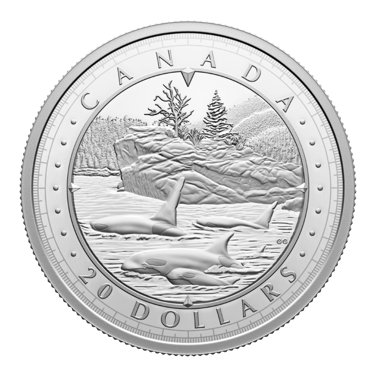 Vancouver Island artist’s orca design found on new silver Mint coin