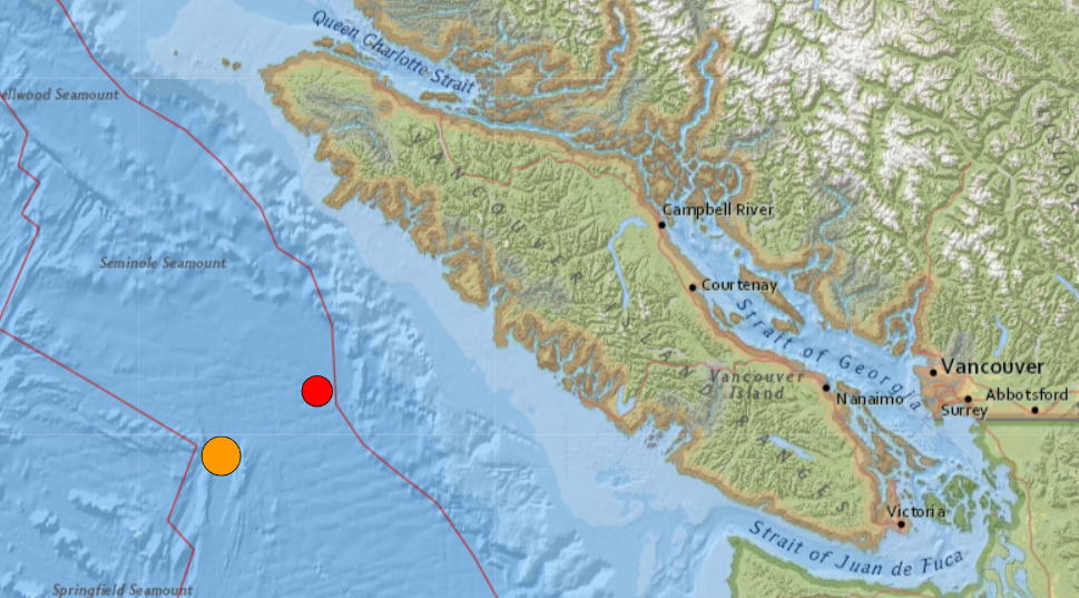 Earthquake now at my location