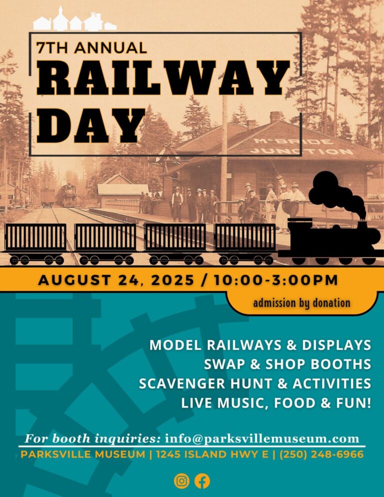 Railway Day @ The Parksville Museum Railway Day @ The Parksville Museum