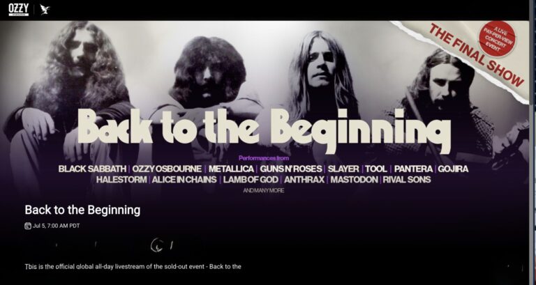 Watch Black Sabbath’s ‘Back to the Beginning’ Concert July 5th Via Livestream Watch Black Sabbath’s ‘Back to the Beginning’ Concert July 5th Via Livestream